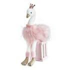 Peluche sale cygne rose