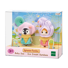 Sylvanian Families - 5685 - Duo de bébés costumés Crème Glacée