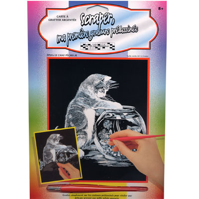 Scraper chat pêcheur