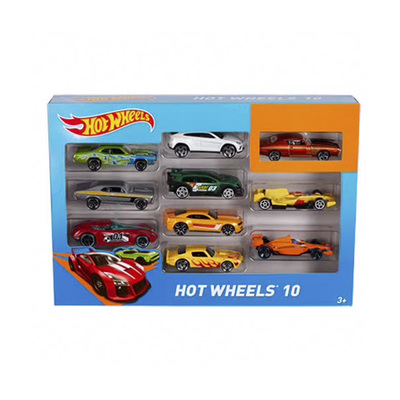 Coffret 10 Voitures Hot Wheels