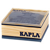 Kapla-40 planchettes en bois bleu foncé