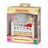 Sylvanian Families - 5017 - Le bébé lapin chocolat et lit