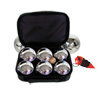 Set de 6 boules de pétanque avec sacoche de rangement