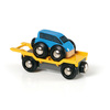 Brio-Wagon transport de voiture avec rampe