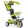 Tricycle baby balade 2 - tricycle evolutif avec roues silencieuses - dispositif roue libre - vert 