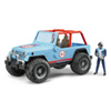 Jeep Cross Country Racer Bleue avec conducteur