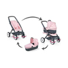 Bébé confort - combi poussette + landau 3 en 1 - roues silencieuses 