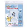 Paquet de 10 feuilles classeur cartes Pokemon