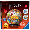 Puzzle 3D rond 72 pièces Emoji