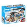 9280-Playmobil Family Fun-Chalet avec skieurs