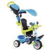 Tricycle baby driver confort 2-roues silencieuses-dispositif roue libre + verrouillage guidon-bleu