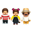 Pack 3 figurines Kauri Saule et Hanae - Monchhichi