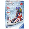 Puzzle 3D-Sneaker Union Jack 108 pièces