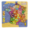 Puzzle carte de France en bois