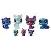 Littlest Petshop Galaxy-Tube de 7 figurines