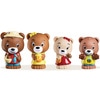 Klorofil Lot de 4 figurines - Famille Browny