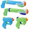 Pistolets à eau Pack de 4 Nerf Super Soaker Floodtastic