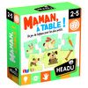 Jeu de logique puzzles maman à table