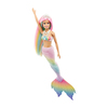 Poupée Barbie sirène magique arc-en-ciel