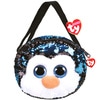 Sac à bandoulière peluche Waddles le pingouin 20 cm