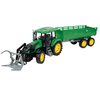 Tracteur avec remorque 