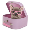 Peluche chien Shady Studio Pets avec valise