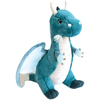 Peluche dragon émeraude 40 cm