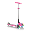 Trottinette lumineuse et pliable Neon Pink