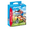 70303 - Playmobil Spécial Plus - Cycliste avec marmotte