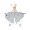 Doudou lapinou gris en coton bio
