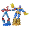 Pack 2 figurines Iron Patriot et Thanos 15 cm Bend and Flex - Marvel