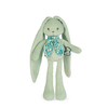 Doudou Lapinoo Pantin Lapin vert d'eau 25 cm