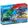 70569 - Playmobil City Action - Hélicoptère de police et parachutiste
