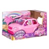 Voiture radiocommandée rose Sparkle Girlz avec baguette magique