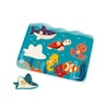 Puzzle tenons en bois Les animaux marins - Partenariat WWF®