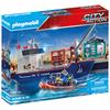 70769 - Playmobil City Action - Grand cargo avec bateau de douaniers