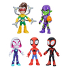 Pack 5 figurines 10 cm Web Squad - Spidey and His Amazing Friends