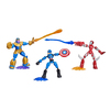 Pack 3 figurines 15 cm Bend and Flex - Marvel Avengers 