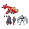 Spider Jet et 3 figurines 15 cm - Spiderman 3 