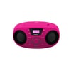 Lecteur CD/USB portable lumineux rose