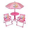 Ensemble de jardin table et chaises Pat'Patrouille rose