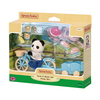 Sylvanian Families - 5652 - La fille Panda et son vélo à remorque