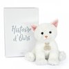 Peluche chat blanc