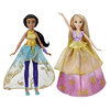 Poupées 28 cm Jasmine et Raiponce + dressing - Disney Princesses