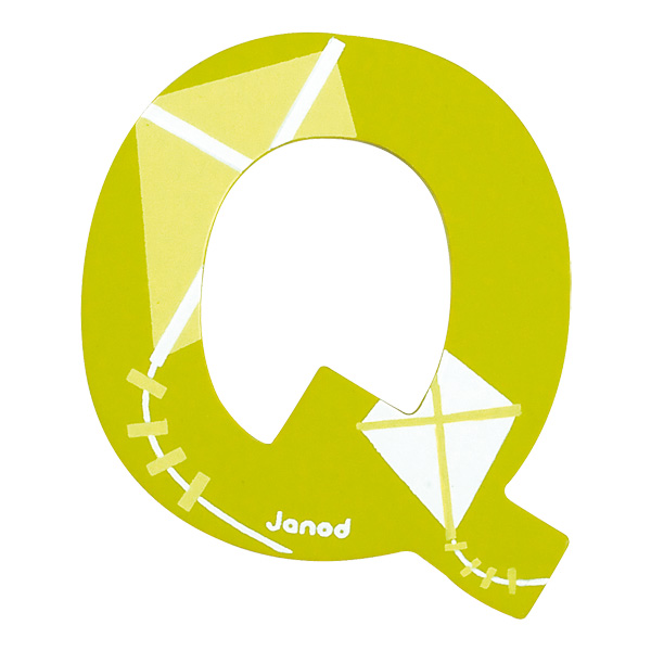 Lettre Decorative En Bois Q Janod King Jouet Decoration De La Chambre Janod Fetes Deco Mode Enfants