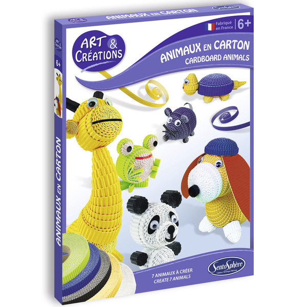 Art et créations-Animaux en carton