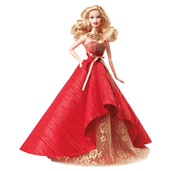 Barbie Joyeux Noël Mattel : King Jouet, poupées mannequin Mattel - Poupées & peluches