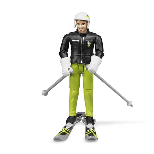 Figurine Skieur Avec Accessoires Bruder King Jouet Figurines Bruder Jeux D Imitation Mondes Imaginaires