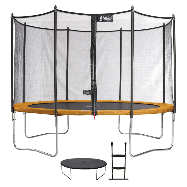 Trampoline Funni Pop 360 avec échelle et couverture Kangui King Jouet, Trampolines Kangui
