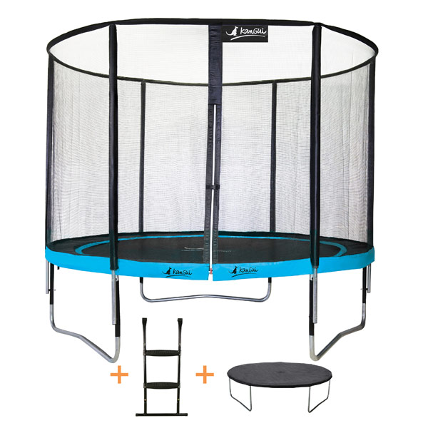 Trampoline Punchi ATOLL 300 avec échelle et couverture Kangui King